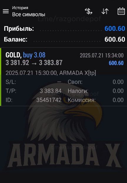 ARMADA X — обновлённый робот для Форекса M1 — экран 3