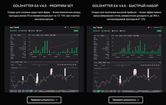 GoldHitter EA V4.0 MT5 — под проп-фирмы — XAUUSD